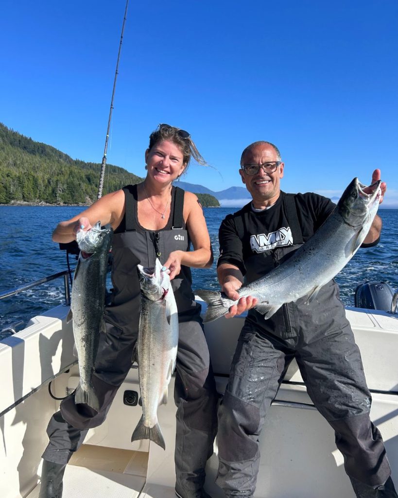 3 Salmon Couple