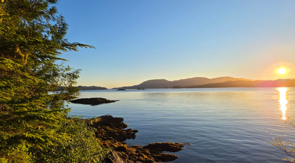 Beautiful Coastline And Sunset